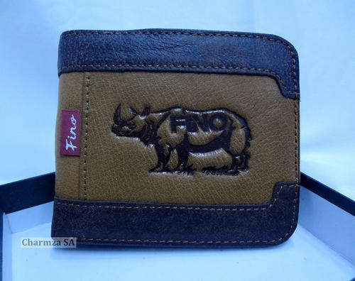 Fino Men Wallet Genuine Leather Big Five Rhino