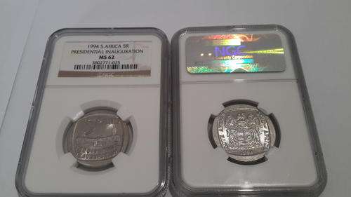 RARE GRADE-1994 PRESIDENTIAL INAUGURATION R5 COIN - MS62