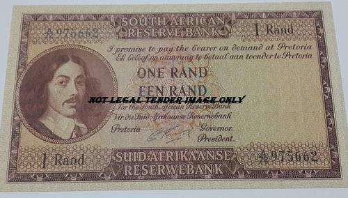 1ST ISSUE ONE RAND NOTE  - G RISSIK - CRISP