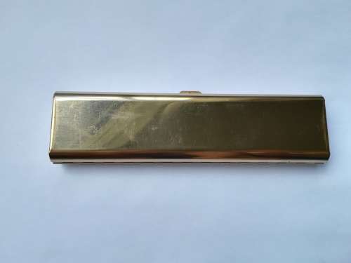 14K Sheaffer Targa Brass fountain pen