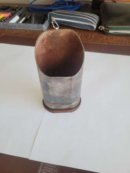 Christofle France pen/pencil holder - silver plated