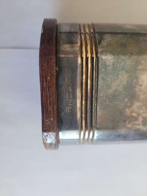 Christofle France pen/pencil holder - silver plated