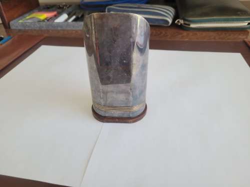 Christofle France pen/pencil holder - silver plated