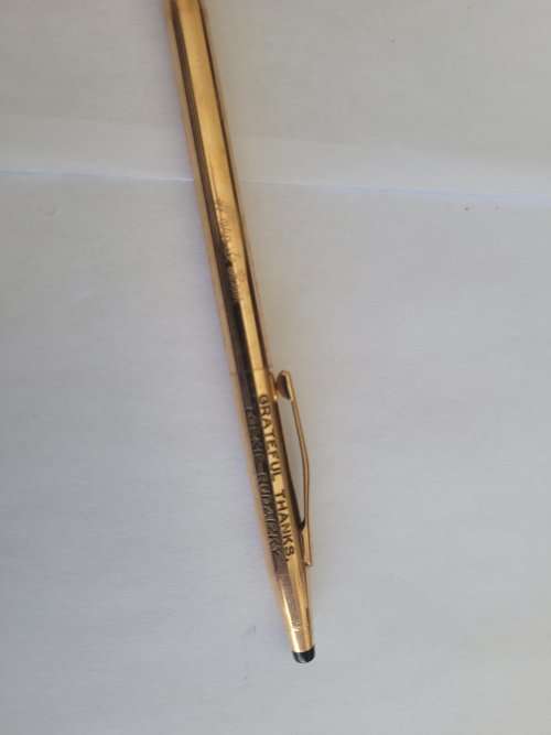 Crazy R1 Cross 14K GOLD Plated Ballpoint pen