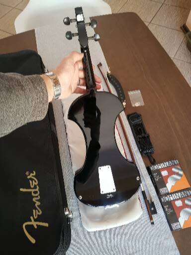 Fender FV Electric Vioin with Case and other extras
