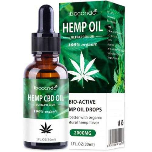 2000mg - Hemp CBD Oil - Ibcccndc - 30ml