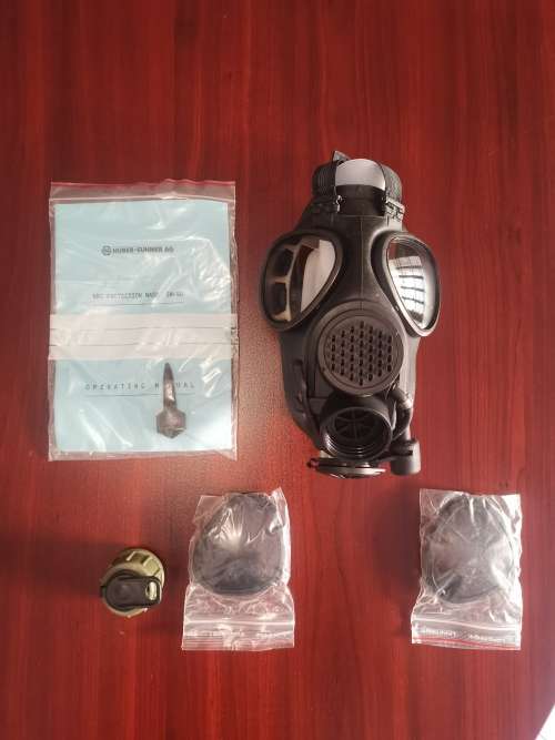 Huber+Suhner Military Full Face Gas Mask *Brand New*