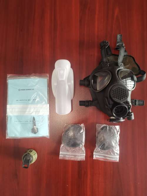 Huber+Suhner Military Full Face Gas Mask *Brand New*