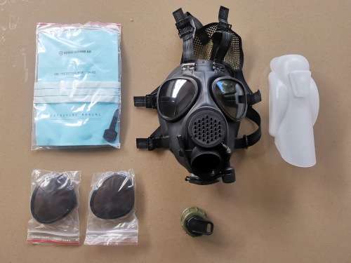 Huber+Suhner Military Full Face Gas Mask *Brand New*