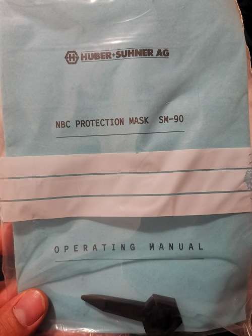 Huber+Suhner Military Full Face Gas Mask *Brand New*