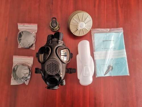 Swiss Military Gas Mask - Full Set