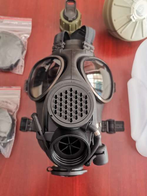 Swiss Military Gas Mask - Full Set