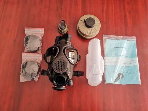 Swiss Military Gas Mask - Full Set