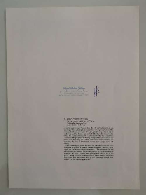 Hand Signed Picasso Print - Rare