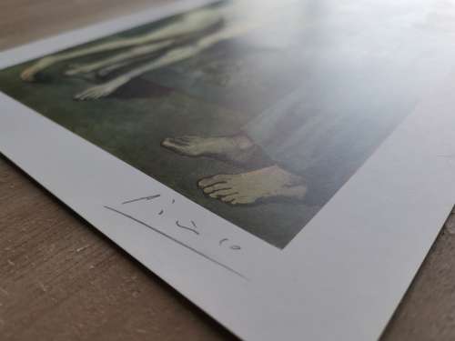 Hand Signed Picasso Print - Rare