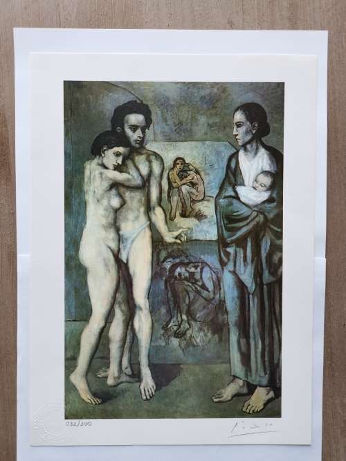 Hand Signed Picasso Print - Rare