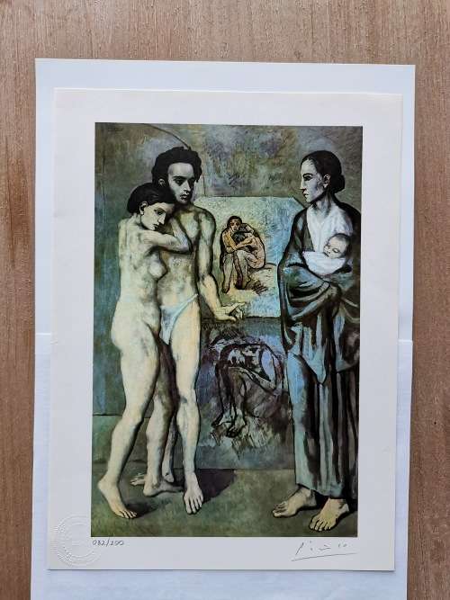 Hand Signed Picasso Print - Rare