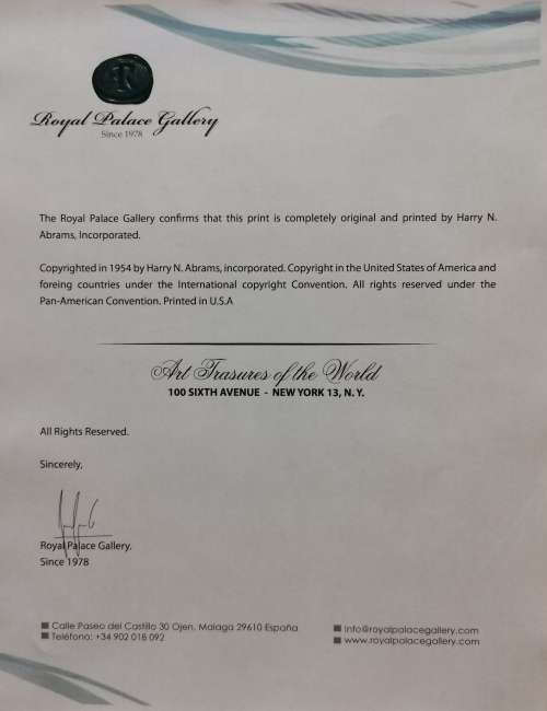 Hand Signed Picasso Print - Rare