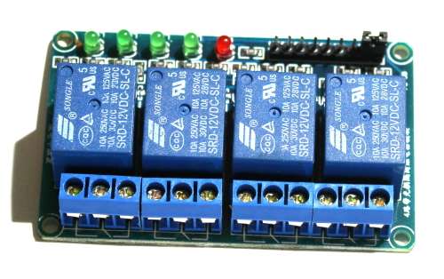 5V 4-Channel Relay Module Shield for Arduino ARM PIC AVR ***LOCAL STOCK***