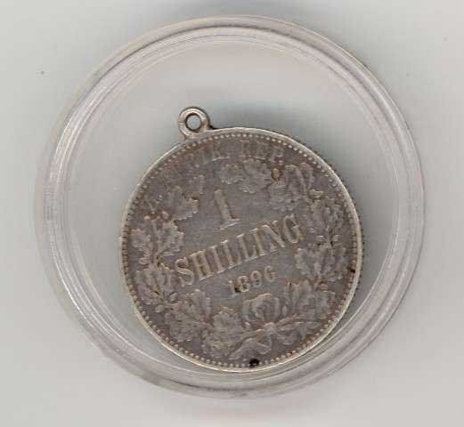 POW 1 Shilling 1896
