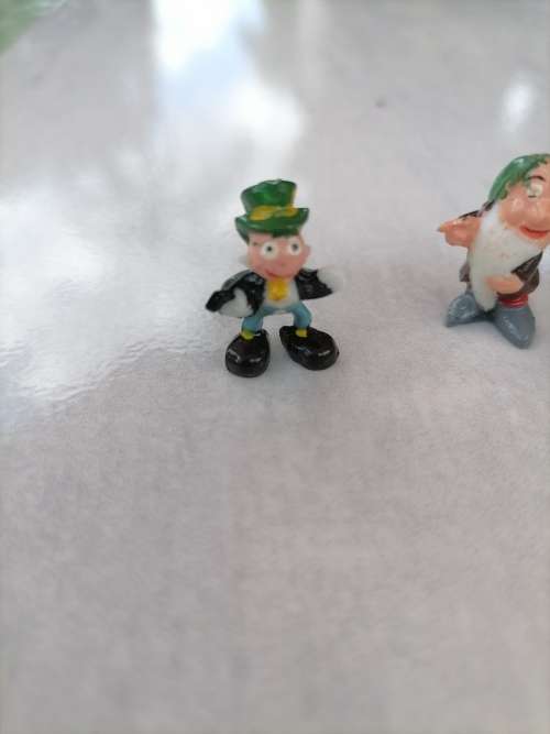 4 x Disney Disneykins 1961 by Marx Toys - Hand Painted - Amazing