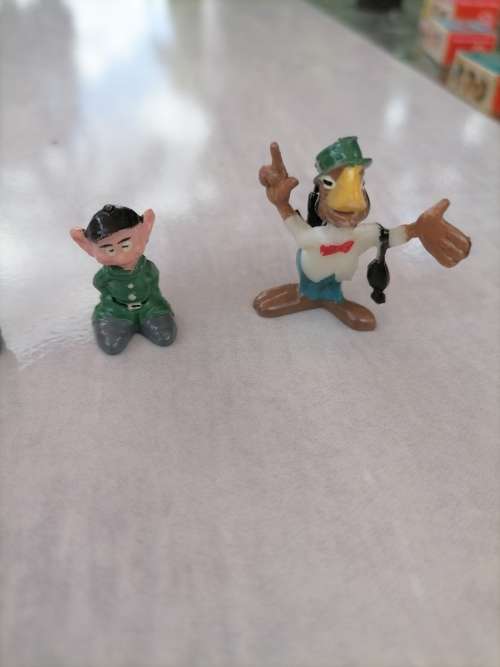 4 x Disney Disneykins 1961 by Marx Toys - Hand Painted - Amazing