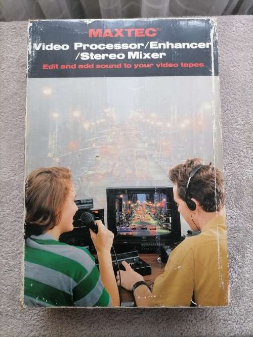 MAXTEC - VIDEO PROCESSOR - ENHANCER - STEREO MIXER - WORKING