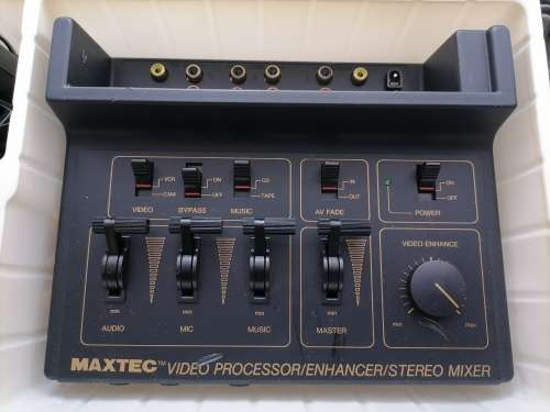 MAXTEC - VIDEO PROCESSOR - ENHANCER - STEREO MIXER - WORKING