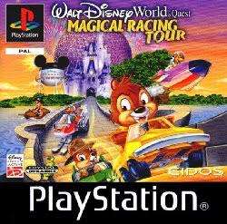 WALT DISNEY WORLD QUEST - MAGICAL RACING TOUR - PS1 GAME WITH BOOKLET - EXCELLENT CONDITION