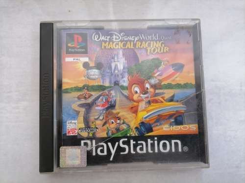 WALT DISNEY WORLD QUEST - MAGICAL RACING TOUR - PS1 GAME WITH BOOKLET - EXCELLENT CONDITION