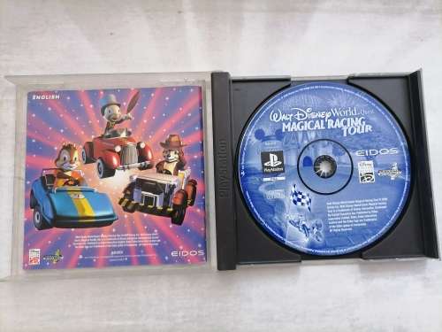 WALT DISNEY WORLD QUEST - MAGICAL RACING TOUR - PS1 GAME WITH BOOKLET - EXCELLENT CONDITION