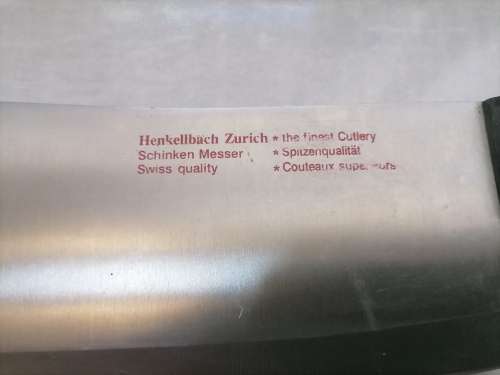 Henckellbach Zürich swiss quality meat CLEAVER - AMAZING