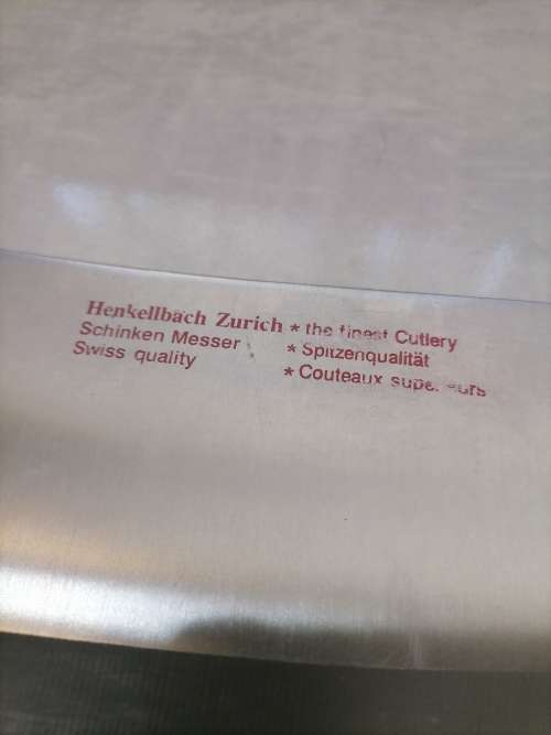 Henckellbach Zürich swiss quality meat CLEAVER - AMAZING