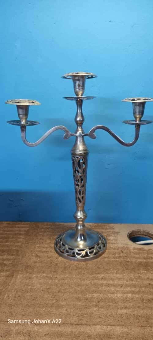 Vinatage 3 Tier Candle Stick Holder