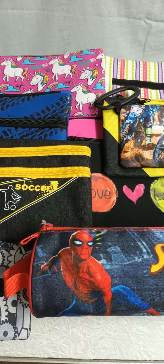 Zipper Pencil Pouches (Lot of 12 new pouches)