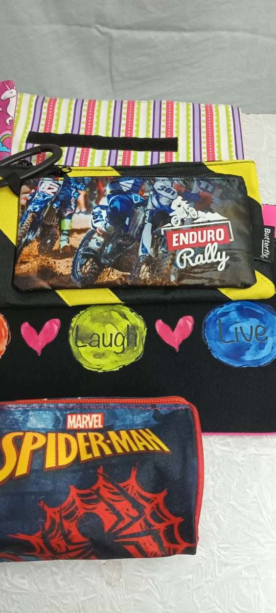 Zipper Pencil Pouches (Lot of 12 new pouches)