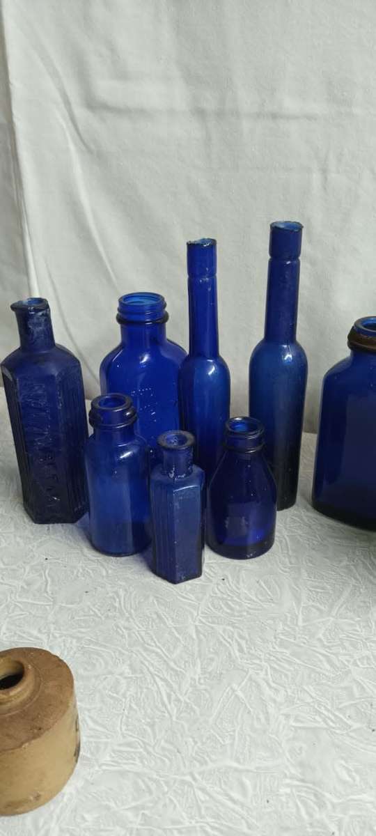 Whole lot of 32 Vintage collectable bottles