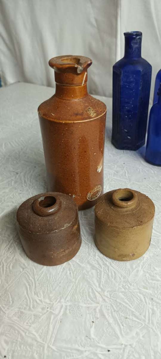 Whole lot of 32 Vintage collectable bottles