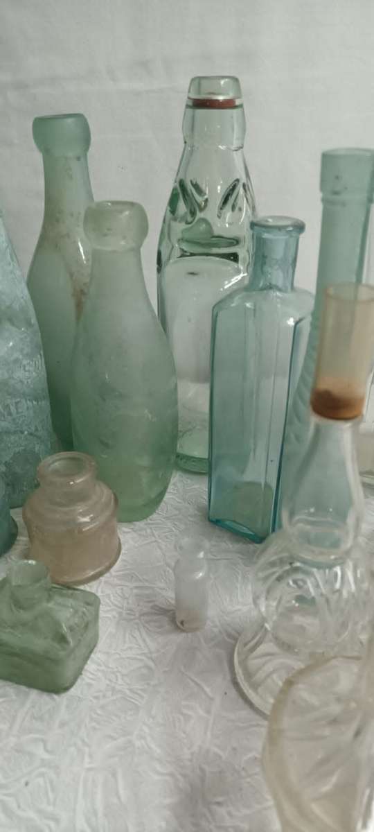 Whole lot of 32 Vintage collectable bottles