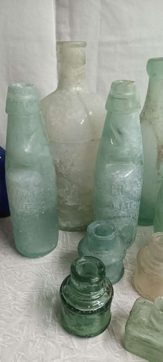 Whole lot of 32 Vintage collectable bottles