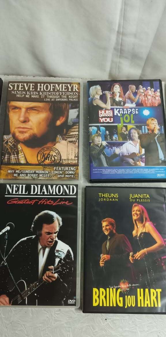 Collection of 47 Music Cd`s and 16 DVD`s