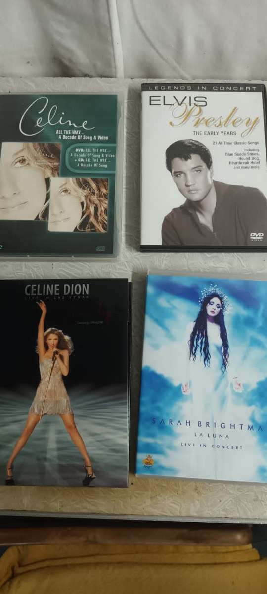 Collection of 47 Music Cd`s and 16 DVD`s