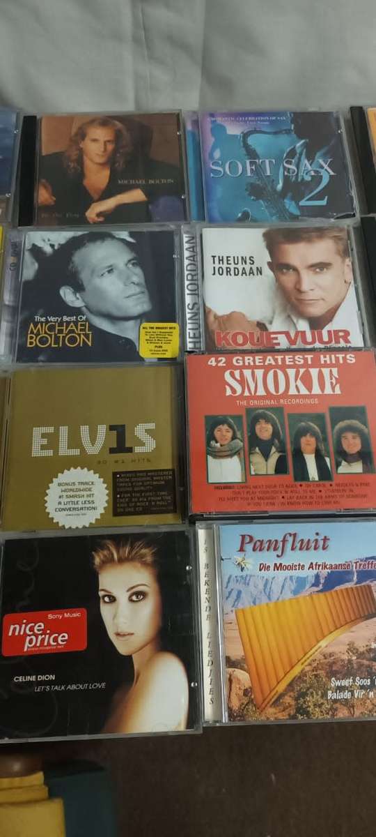 Collection of 47 Music Cd`s and 16 DVD`s