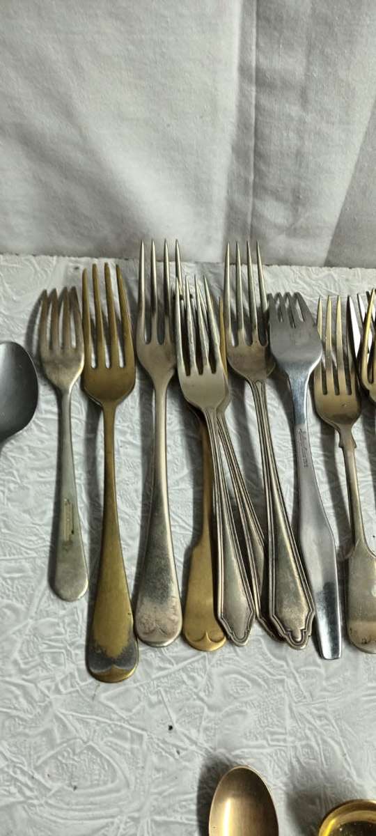 Mixed Vintage and Modern Cutlery Collection 105 ITEMS