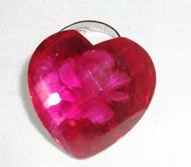 Stunning Heart shaped ring - match your outfit!!