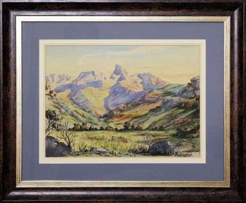 Gabriel de Jongh Painting (Watercolour - Framed with glass)