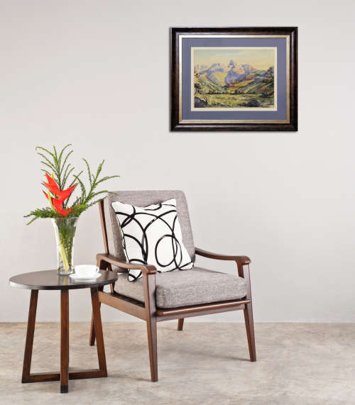 Gabriel de Jongh Painting (Watercolour - Framed with glass)