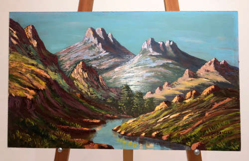 2x Landscape Paintings by W. Grobler (dated 1959) REDUCED!