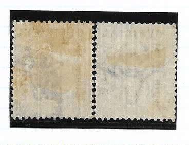 SWA Officials 1926. Used pair of singles.