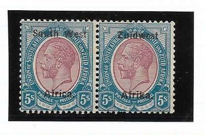 SWA 1923 King's Heads O/P 5 Shillings